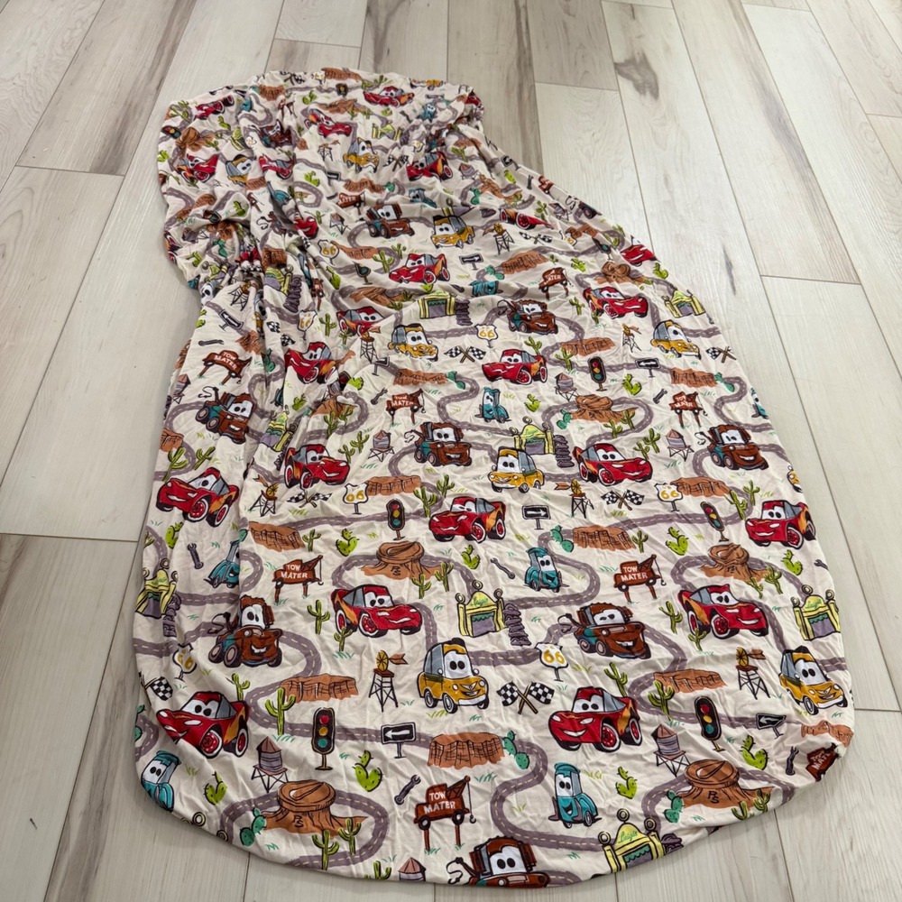 Little Sleepies Disney Pixar Cars Radiator Springs Bamboo Viscose Crib Sheet